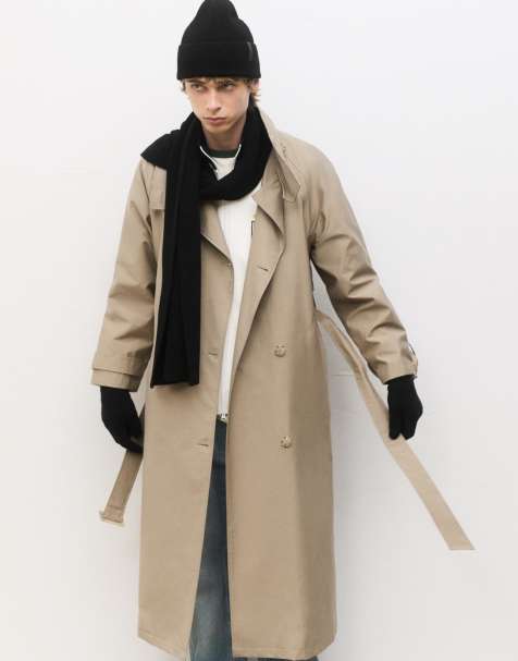 Pull&Bear – Basic-Strickschal in Schwarz - view 1