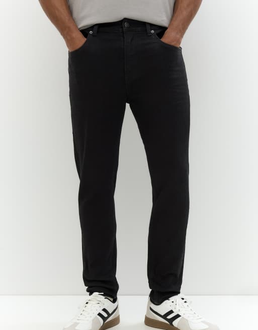 Pull&Bear – Basic – Svarta skinny jeans, 2 av 4