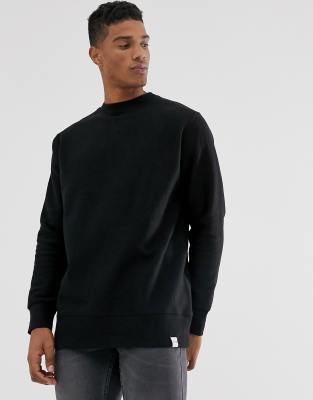 basic black sweatshirt