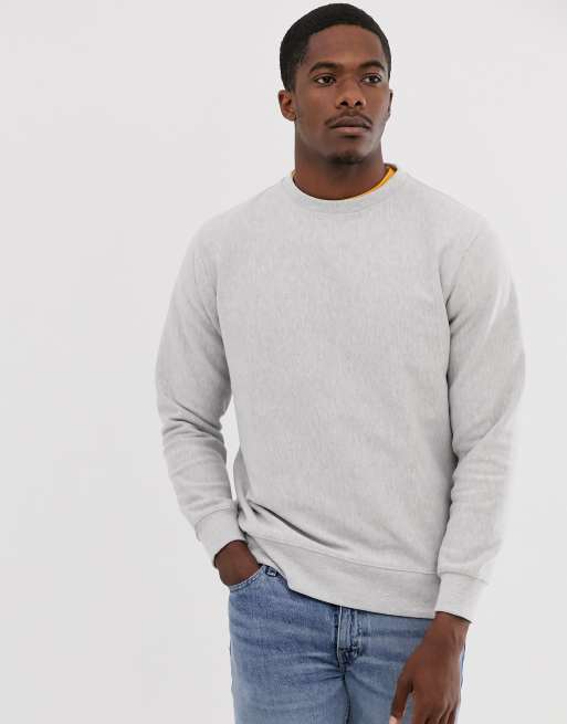 Pull&Bear basic sweatshirt in grey | ASOS