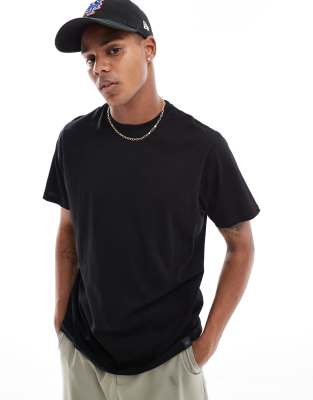 Pull&Bear Pull&Bear basic t-shirt in black