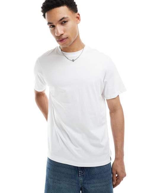 Pull&Bear basic t-shirt in white | ASOS