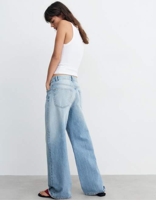 Pull&Bear – Basic-Tanktop in Weiß, 2 von 7