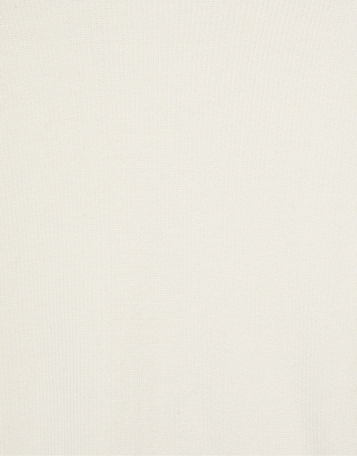 Pull&Bear basic tröja i off white, 6 av 7