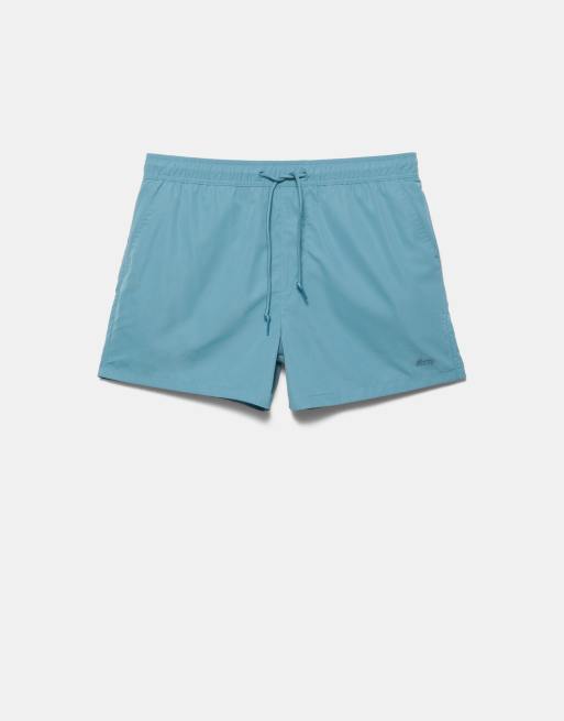 Pull&Bear - Basic zwemshorts in marineblauw, 2 van 4