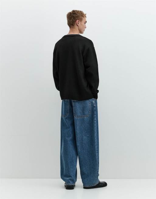 Pull&Bear basisvest in zwart, 2 van 7