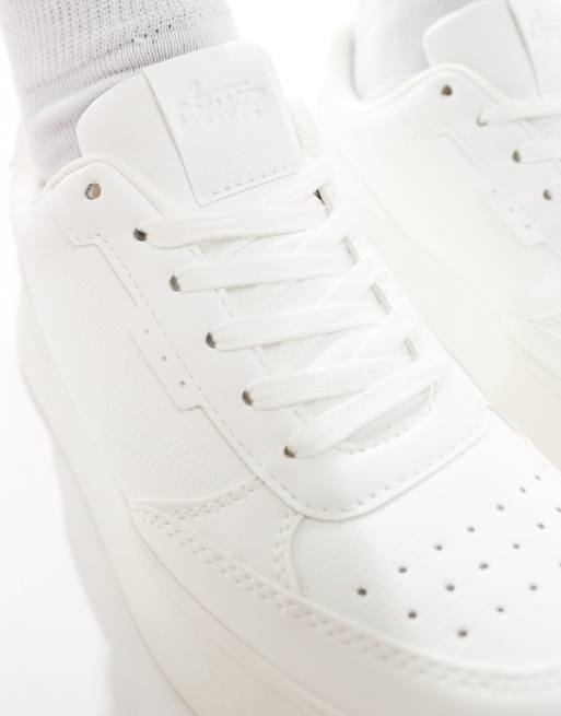 Pull&Bear - Baskets chunky - Blanc, 5 de 5