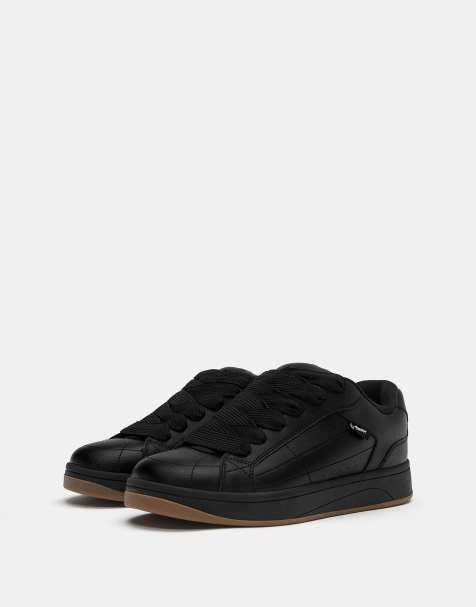 Pull&Bear - Baskets chunky style skateur - Noir - view 1