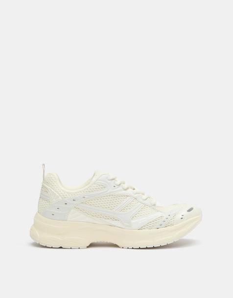 Pull&Bear - Baskets contrastantes - Écru - view 1