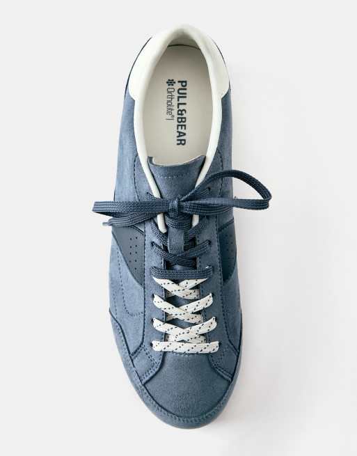 Pull&Bear baskets coupe slim bleues, 4 de 4
