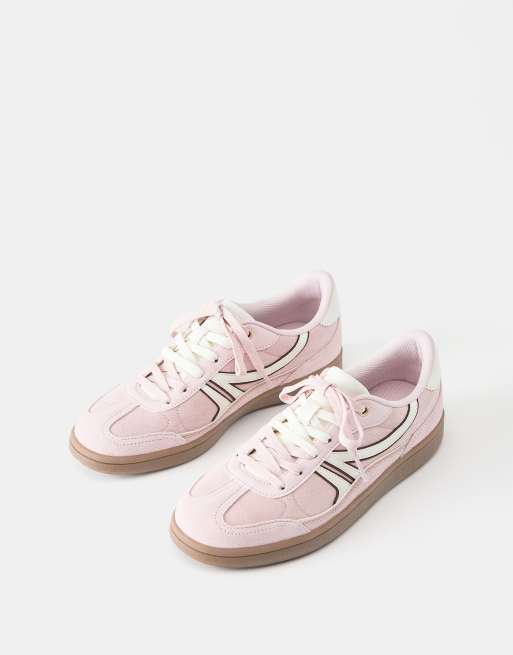 Pull&Bear - Baskets rétro - Rose, 2 de 4