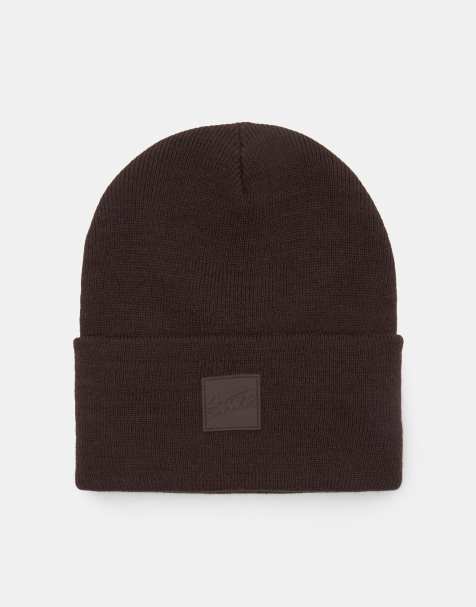 Pull&Bear - Beanie in bruin - view 1