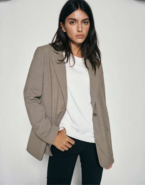Pull&Bear - Beige basis-blazer - view 1