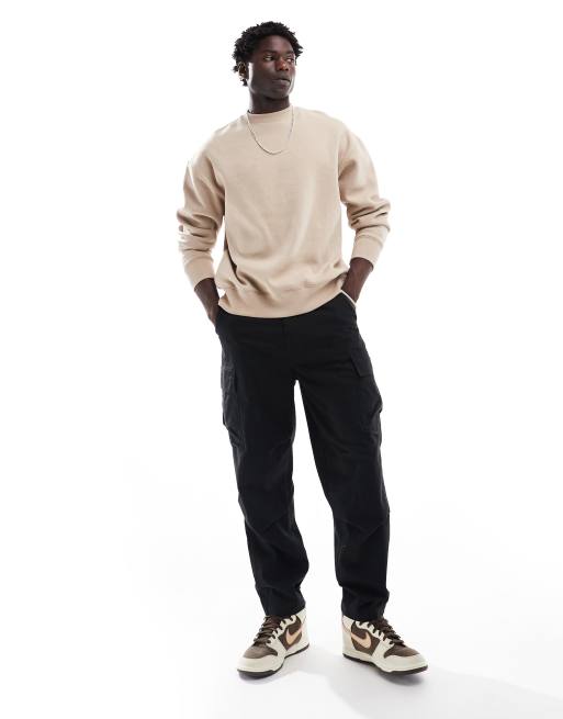 Pull&Bear – Beige sweatshirt, 4 av 4