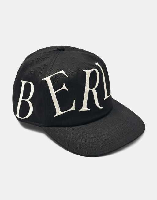 Pull&Bear Berlin geborduurde pet in zwart, 2 van 5