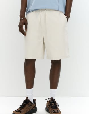Bermuda  cordons de serrage - Sable - Pull & bear - Modalova