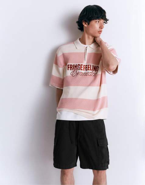 Pull&Bear - Bermuda cargo - Noir - view 1