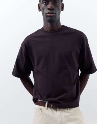 Pull & Bear - Bermuda classique en jean - Beige-Neutral