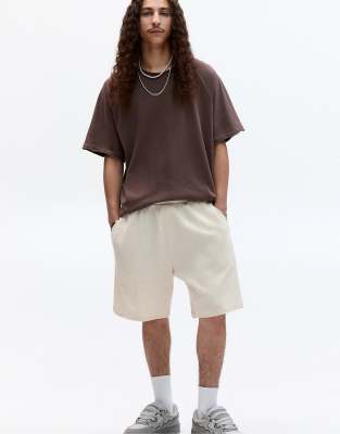 Bermuda en maille gaufre - cass - Pull & bear - Modalova