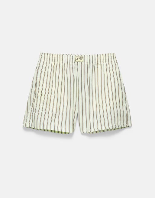 Pull&Bear - Bermuda gialli a righe, 6 di 7