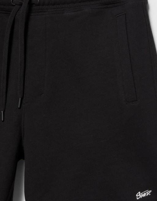 Pull&Bear – Bermuda-Jogginghose in Schwarz mit Logo, 4 von 4