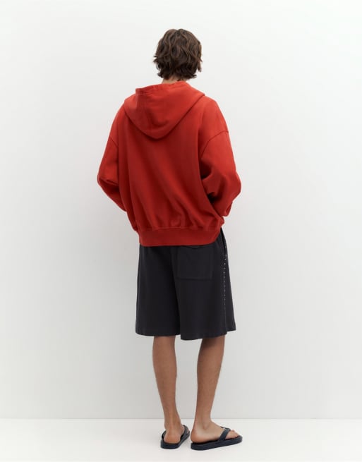 Pull&Bear - Bermuda molletonné clouté - Gris, 2 de 4
