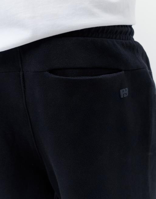 Pull&Bear - Bermuda style jogging en piqué - Noir, 2 de 4