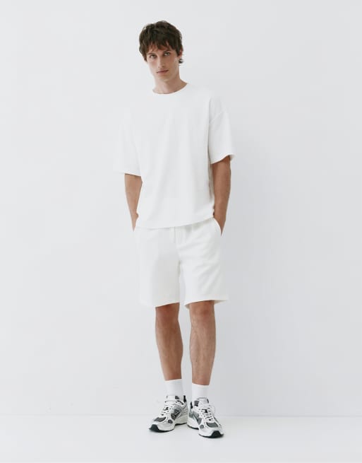 Pull&Bear - Completo comodo bianco sporco, 3 di 3