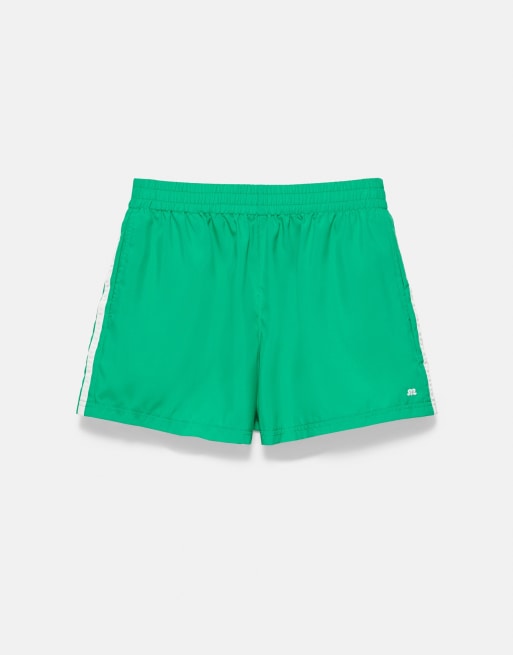 Pull&Bear bermudashorts med sidostripe i grönt, 6 av 7