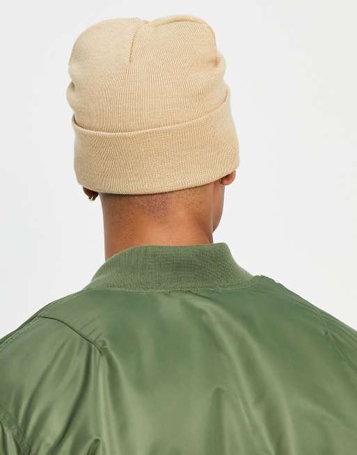 Pull&Bear – Beżowa czapka beanie, 2 z 4
