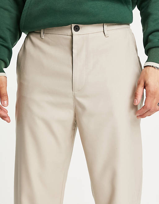 Moda Spodnie Luźne spodnie Pull & Bear Lu\u017ane spodnie Wz\u00f3r w kwiaty W stylu casual 