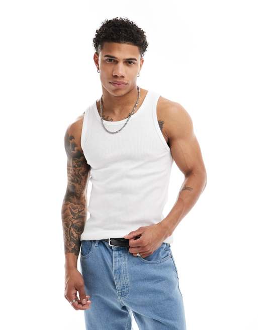 Pull&Bear – Biały podkoszulek