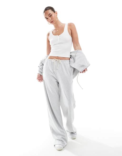 Pull&Bear – Biały prążkowany zapinany na guziki podkoszulek, 3 z 4