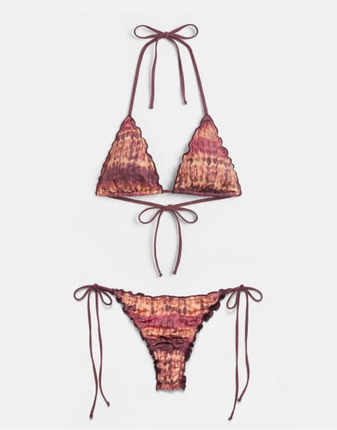 Pull&Bear – Bikini in Orange - view 1