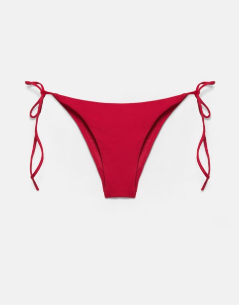 Pull&Bear – Bikini in Rot - view 1
