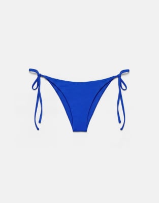 Bikinihose in sattem Blau Blau S
