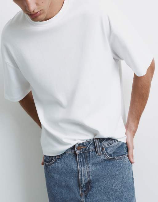 Pull&Bear - Blå jeans i standard fit, 3 af 7