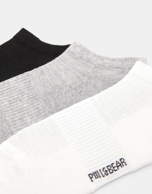 Pull&Bear – Blandade ankelstrumpor, 3-pack, 2 av 3