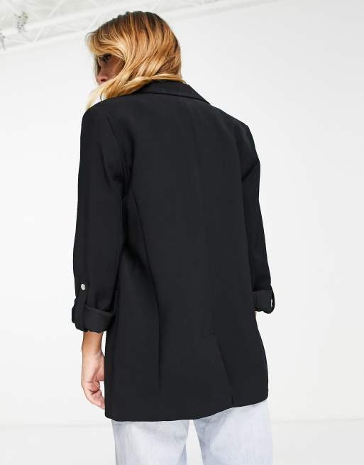 Blazer manche retroussée discount femme