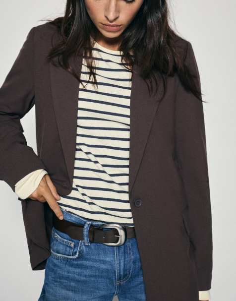 Pull&Bear - Blazer classique - Marron - view 1