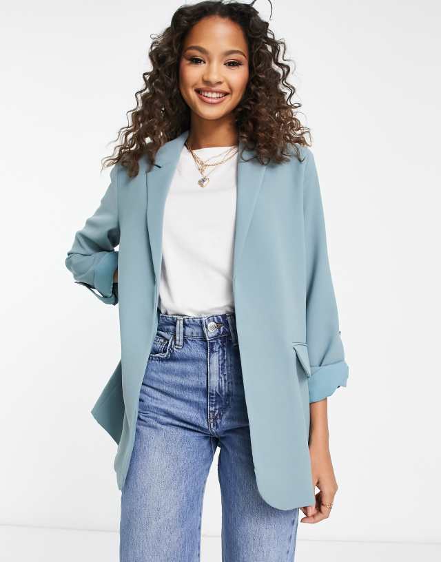 Pull&Bear blazer in green