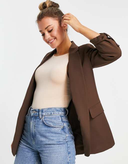 Pull&Bear - Blazer - Marron