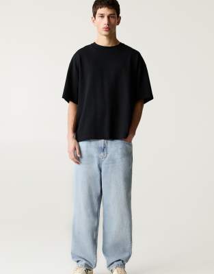 Pull&Bear – Blekblå, baggy jeans - view 1