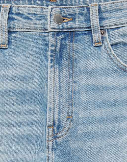 Pull&Bear – Blekblå jeans med smal passform, 7 av 7