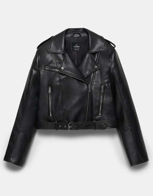 Pull&Bear blouson style motard noir, 5 de 7