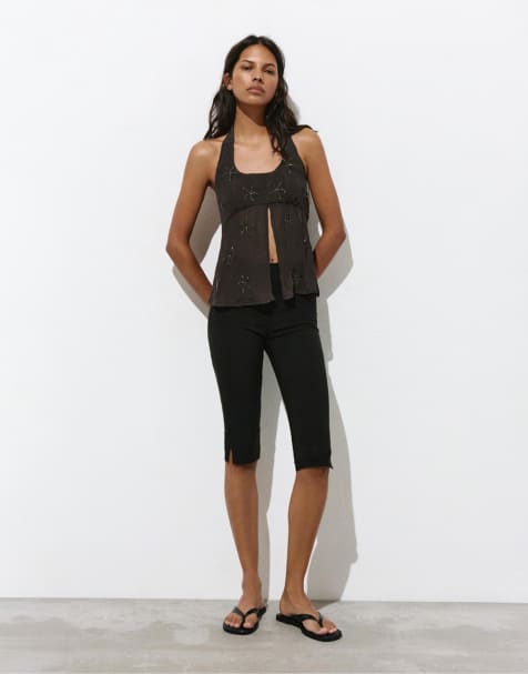 Pull&Bear boho set in brown - view 1