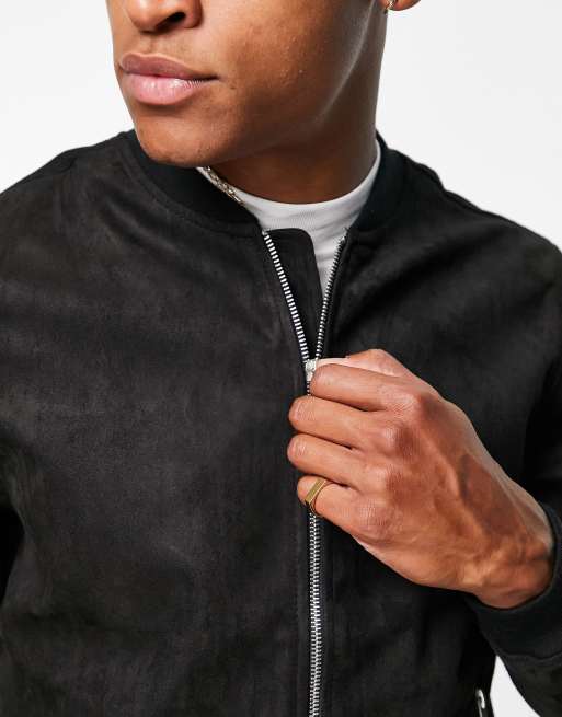 Bomber imitation daim homme hotsell