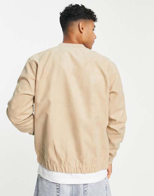 Pull and 2024 bear beige jacket