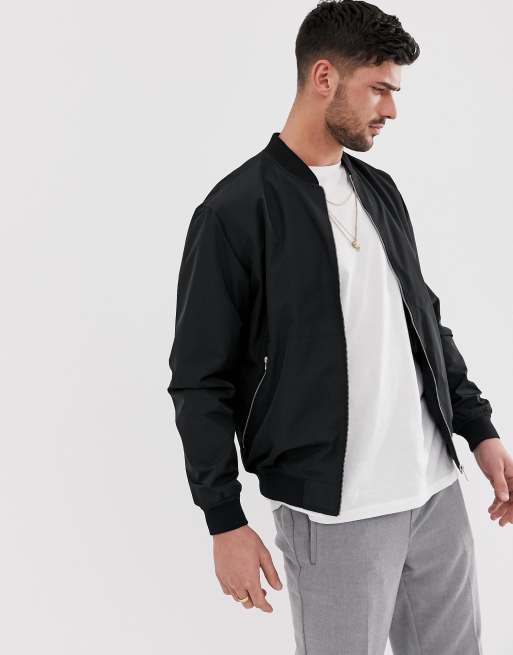 Pull and bear 2025 bomber jacket mens