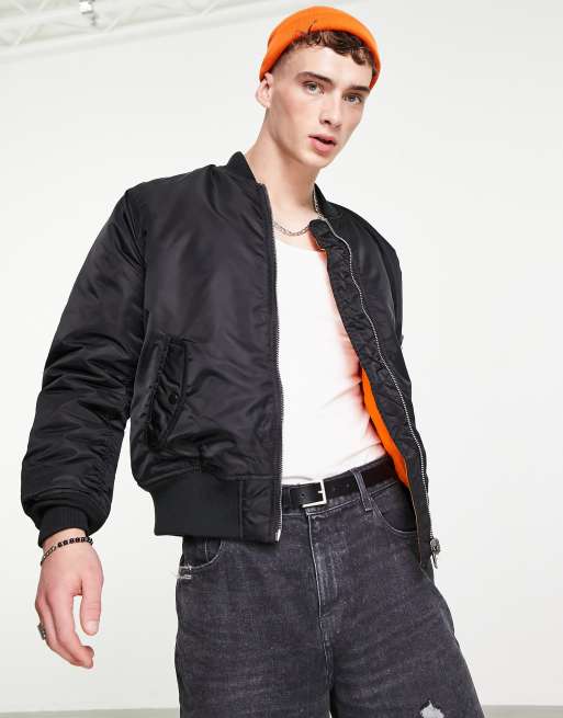 Pull and bear 2025 bomber jacket mens